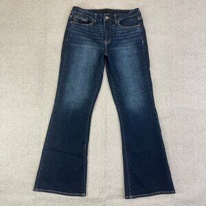 Buckle Black Jeans Fit No. 35 Bootcut Women's Size 30x32 Stretch Blue Dark Wash